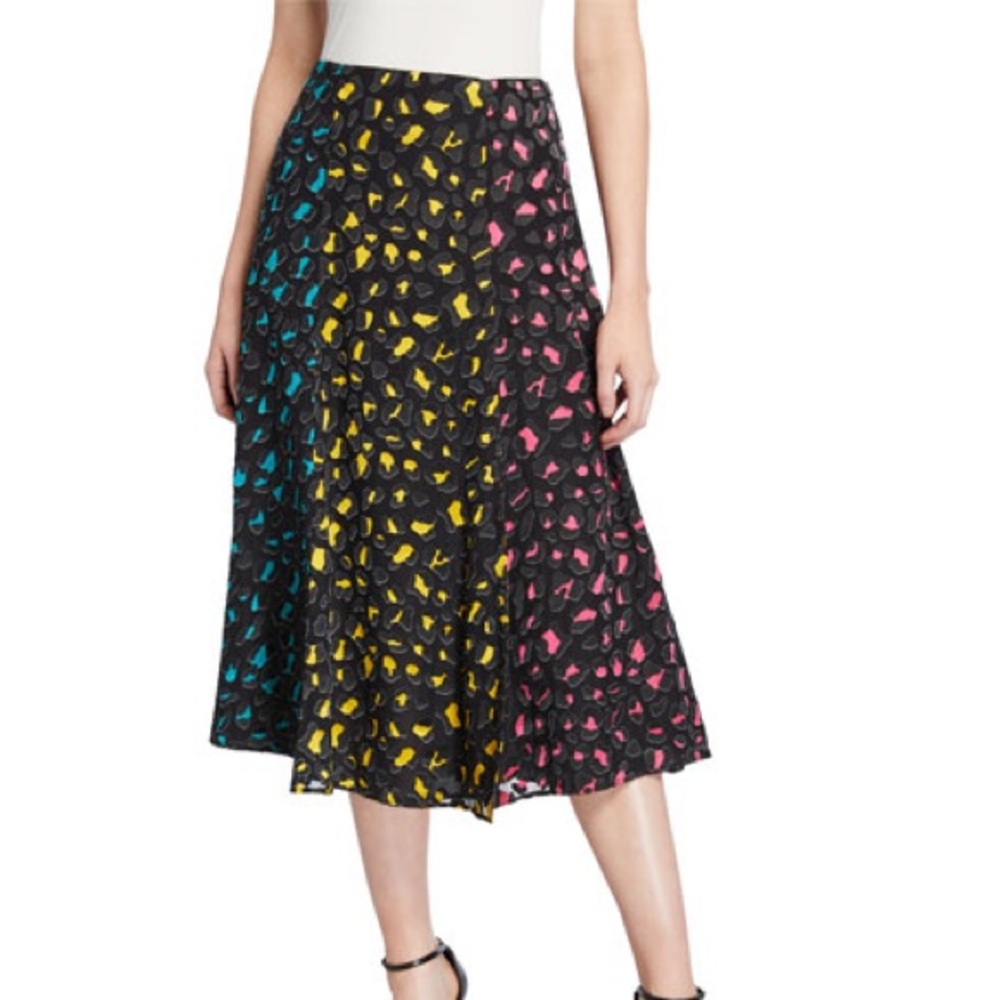 Alice and Olivia Leopard Skirt